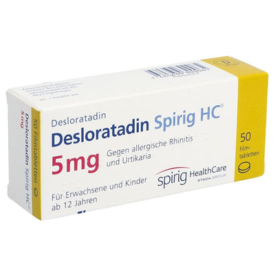 DESLORATADIN Spirig HC Filmtabl 5 mg 50 Stk