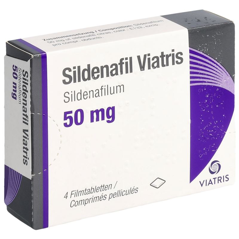 SILDENAFIL Viatris Filmtabl 50 mg 4 Stk
