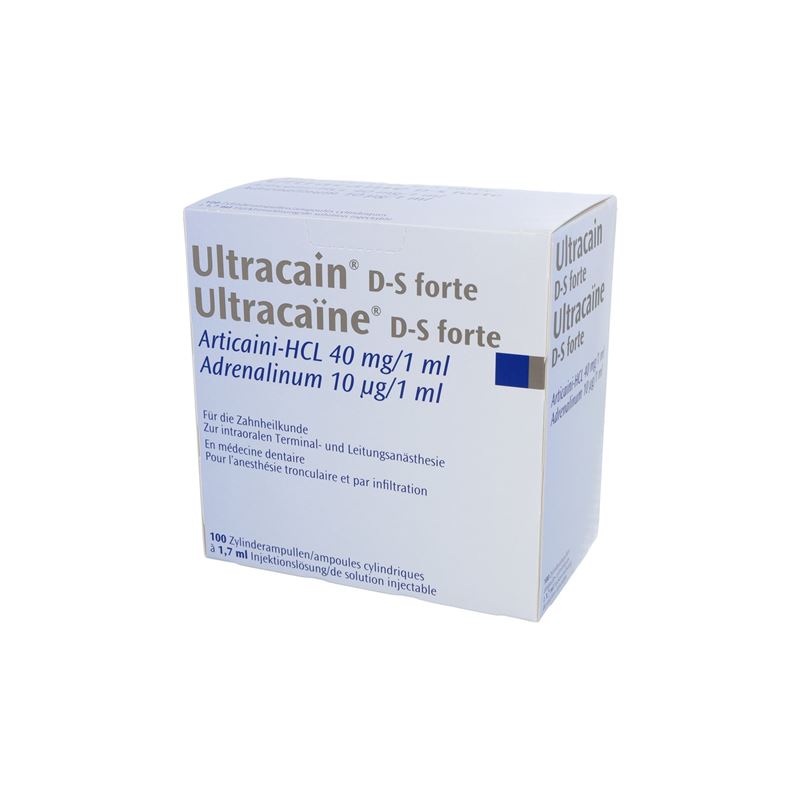 ULTRACAIN D-S FORTE Inj Lös 100 Amp 1.7 ml