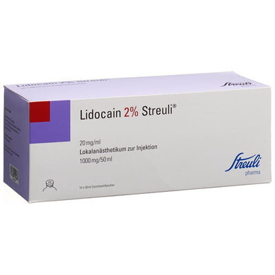 LIDOCAIN Streuli 1 g/50ml 10 Durchstf 50 ml