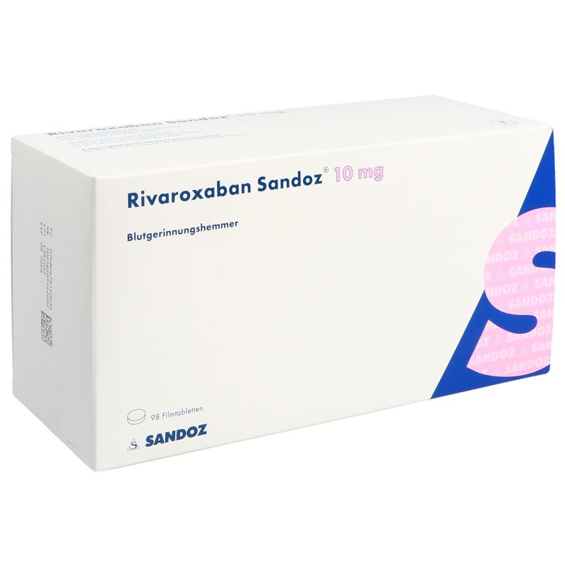RIVAROXABAN Sandoz Filmtabl 10 mg 98 Stk