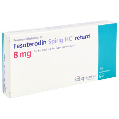 FESOTERODIN Spirig HC Ret Tabl 8 mg 14 Stk
