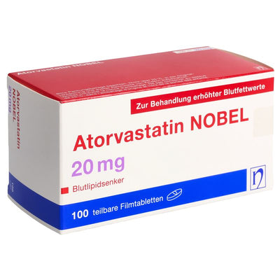 ATORVASTATIN NOBEL Filmtabl 20 mg 100 Stk