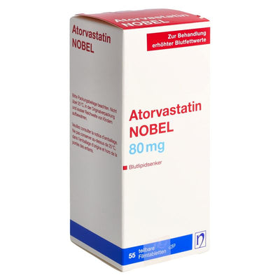 ATORVASTATIN NOBEL Filmtabl 80 mg Ds 55 Stk