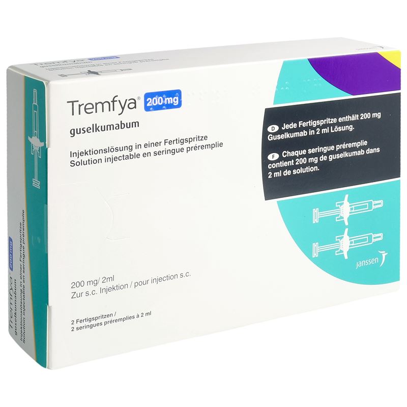 TREMFYA Inj Lös 200 mg/2ml Fertspr 2 x 2 ml
