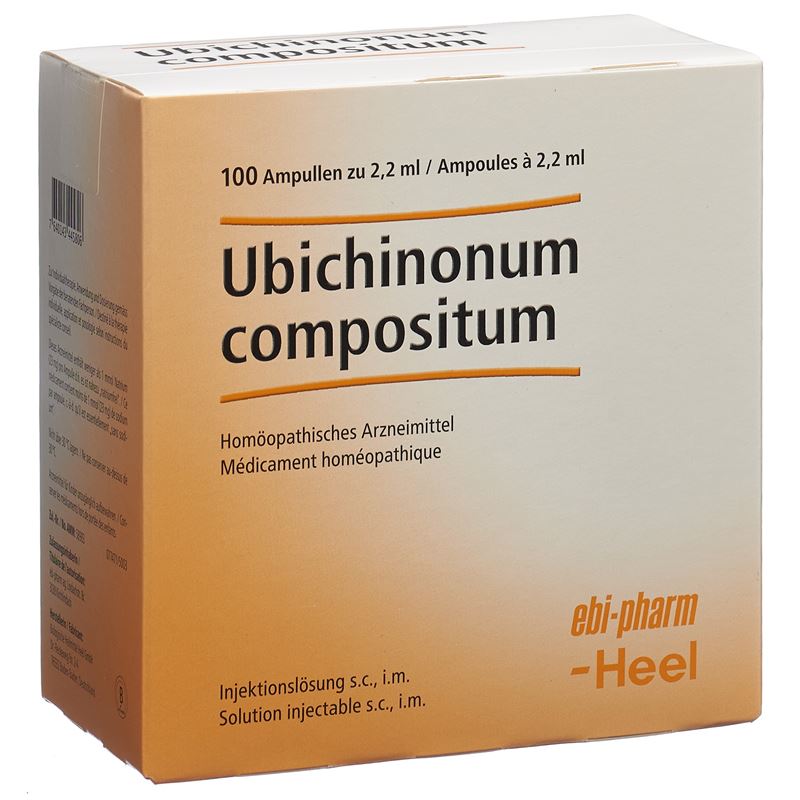 UBICHINON COMP Heel Inj Lös 100 Amp 2.2 ml