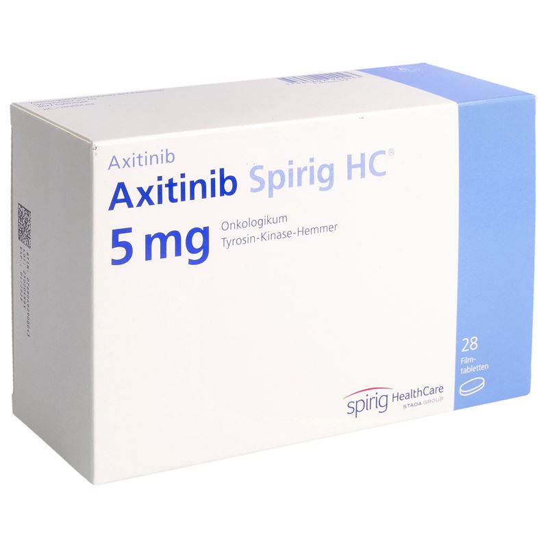 AXITINIB Spirig HC Filmtabl 5 mg 28 Stk