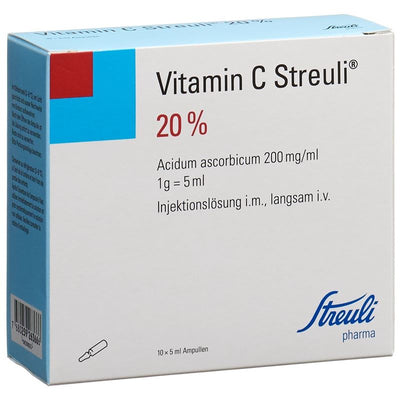 VITAMIN C Streuli Inj Lös 20 % 10 Amp 5 ml