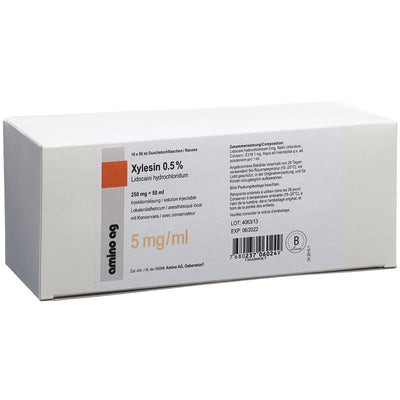 XYLESIN Inj Lös 250 mg/50ml m Kons 10 x 50 ml