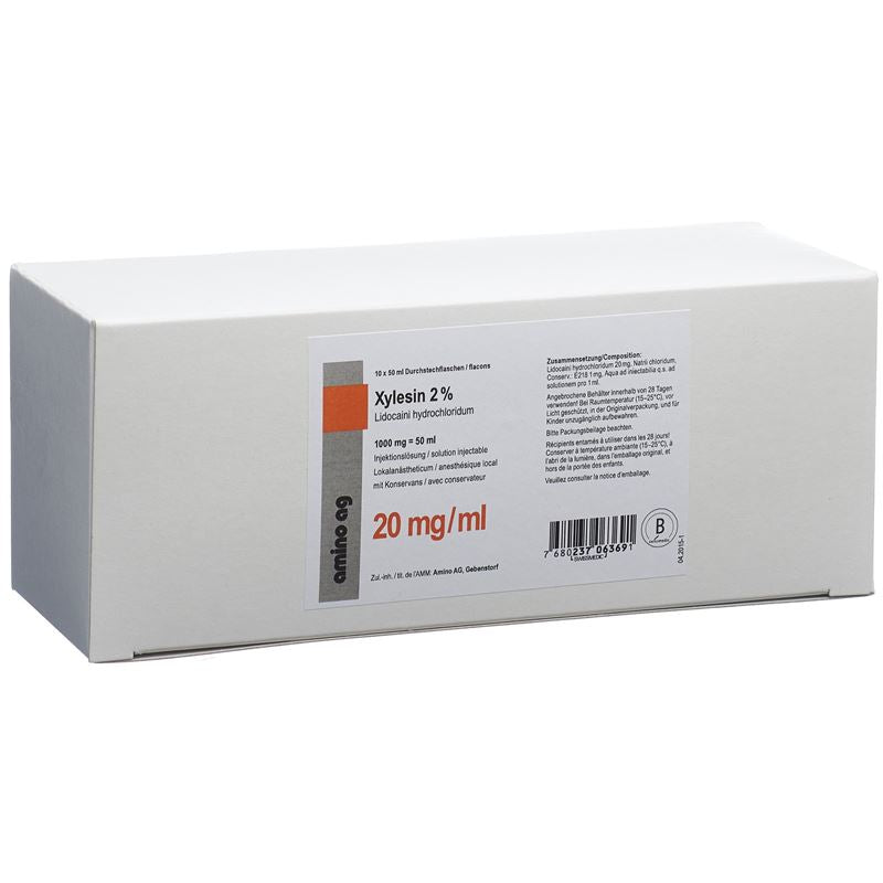 XYLESIN Inj Lös 1000 mg/50ml m Kons 10 x 50 ml