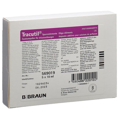 TRACUTIL Inf Lös 5 Amp 10 ml