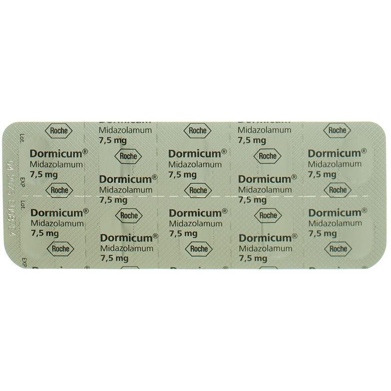 DORMICUM Filmtabl 7.5 mg 10 Stk - CONTENTBACK