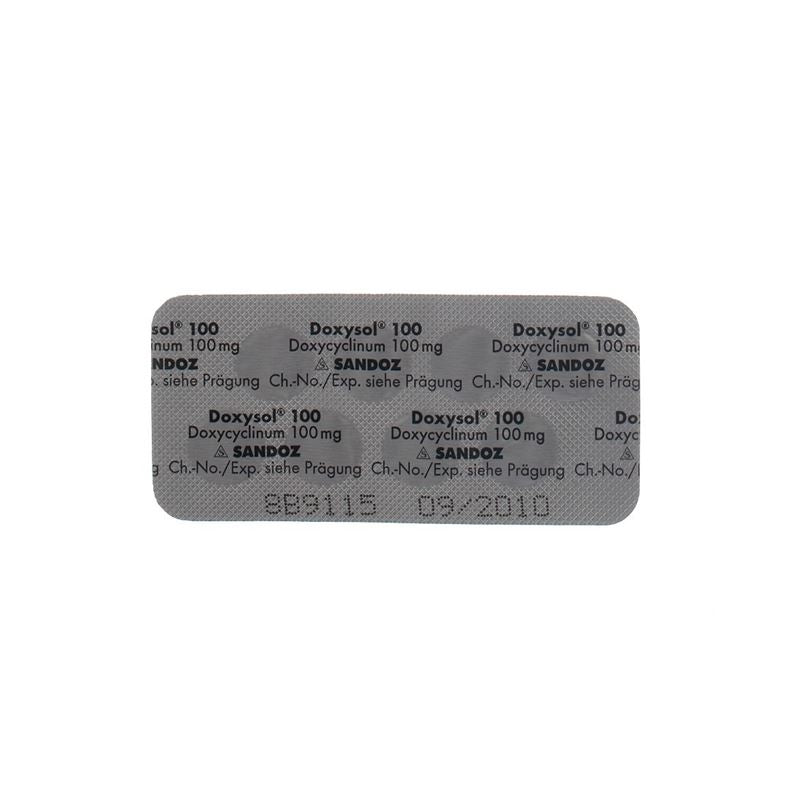 DOXYSOL Tabl 100 mg 8 Stk - CONTENTBACK
