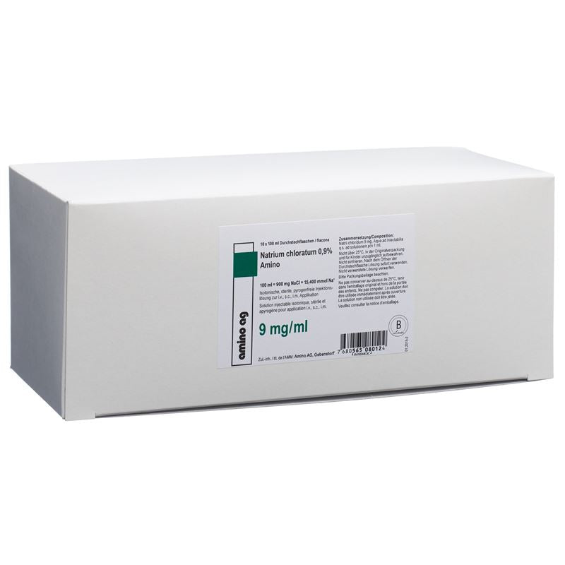NACL Amino Inj Lös 0.9 % 100ml Durchstf 10 Stk