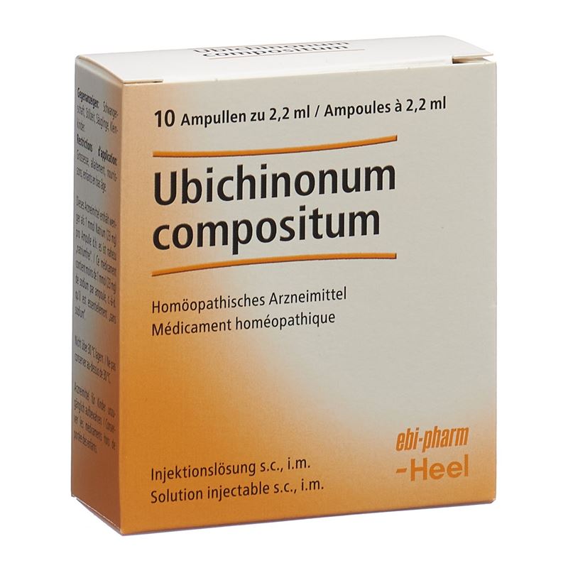 UBICHINON COMP Heel Inj Lös 10 Amp 2.2 ml
