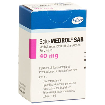 SOLU-MEDROL SAB 40 mg c Solv Amp