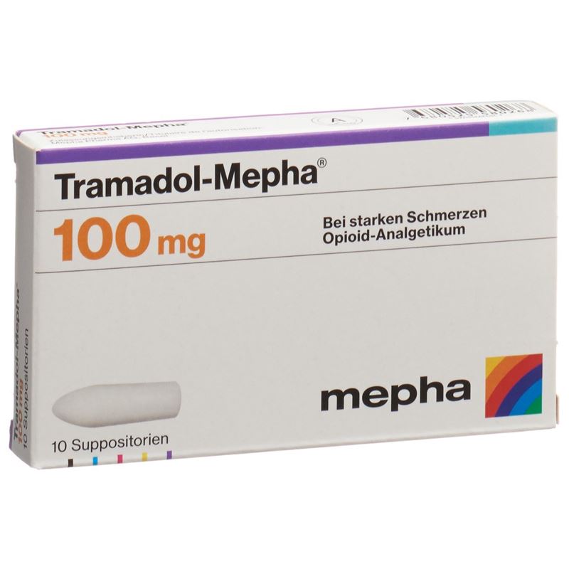 TRAMADOL Mepha Supp 100 mg 10 Stk