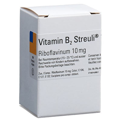 VITAMIN B2 Streuli Drag 10 mg Ds 100 Stk
