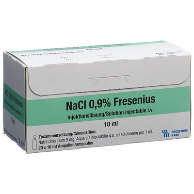 NACL Fresenius Inj Lös 0.9 % 10ml PP Amp 20 Stk