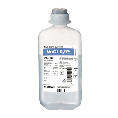 NACL Braun 0.9 % 250ml Ecofl pl 10 Stk