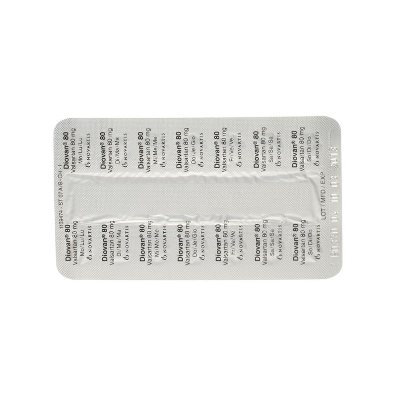 DIOVAN Filmtabl 80 mg 28 Stk - CONTENTBACK