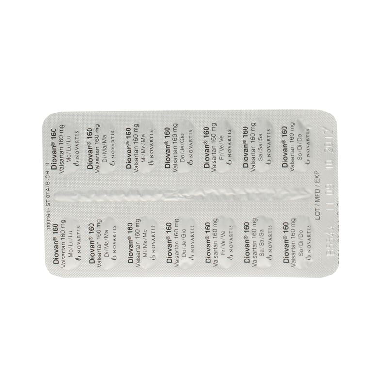 DIOVAN Filmtabl 160 mg 98 Stk - CONTENTBACK