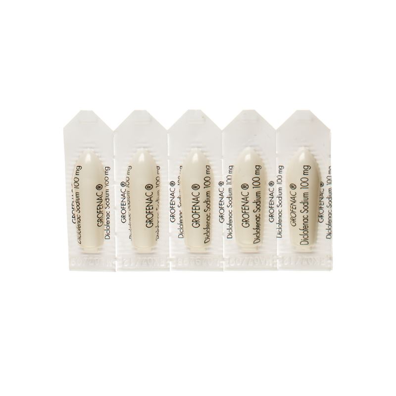 GROFENAC Supp 100 mg 10 Stk