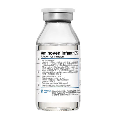 AMINOVEN infant Inf Lös 10 % 100ml Fl 10 Stk