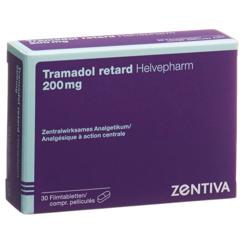 TRAMADOL retard Helvepharm 200 mg 30 Stk