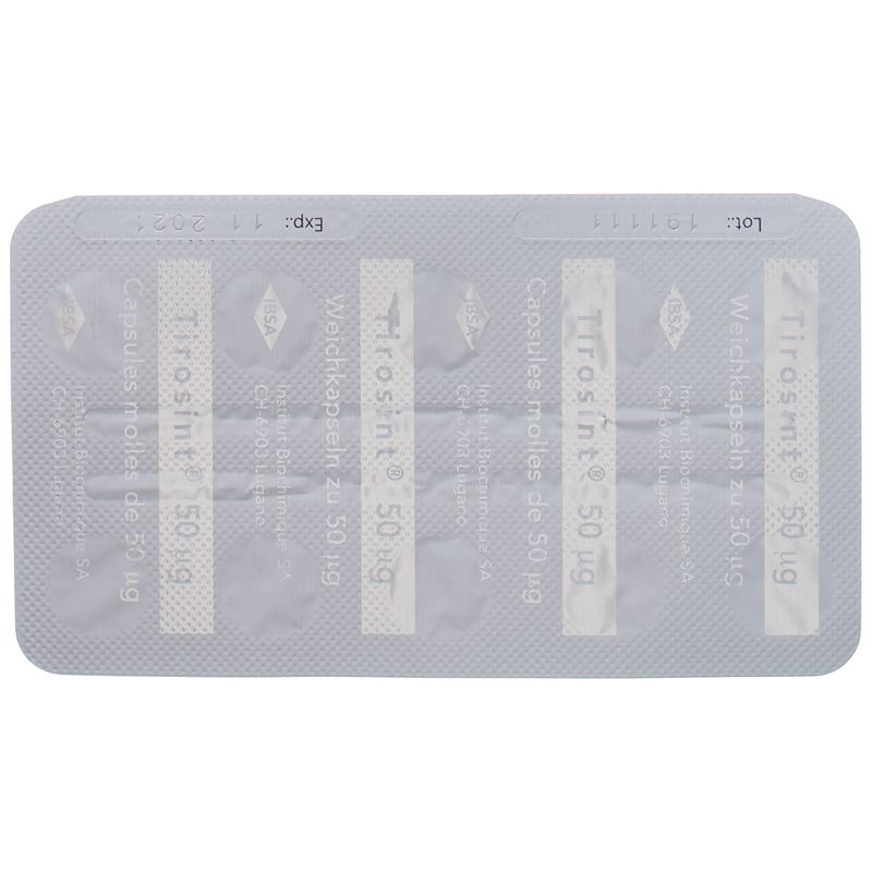 TIROSINT Kaps 50 mcg 50 Stk - CONTENTBACK