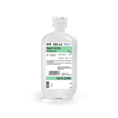 NACL Fresenius 0.9 % 500ml KabiPac 10 Stk