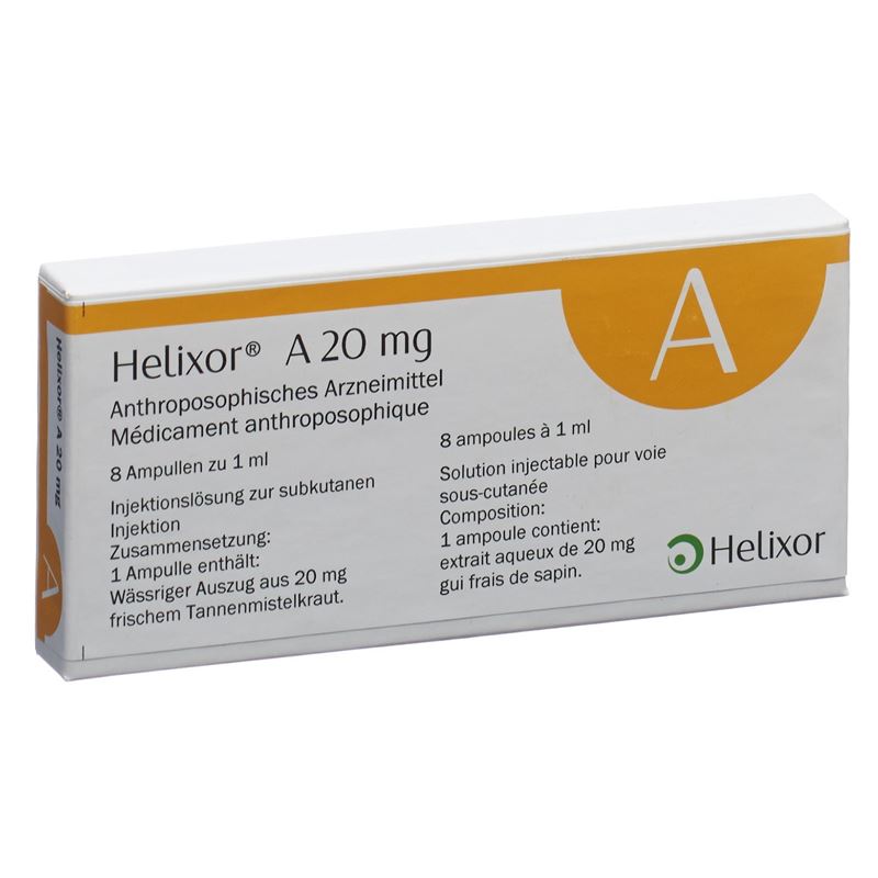 HELIXOR A Inj Lös 20 mg 8 Amp 1 ml