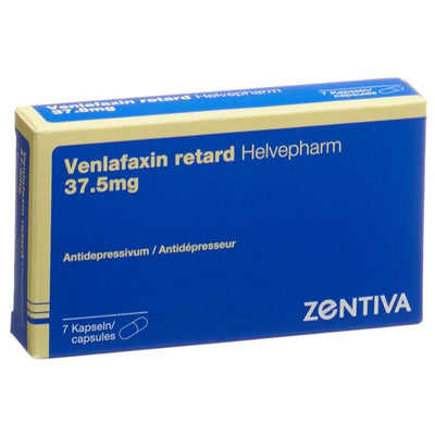VENLAFAXIN ret Helvepharm Ret Kaps 37.5 mg 7 Stk