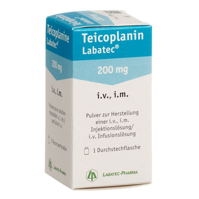 TEICOPLANIN Labatec Trockensub 200 mg Durchstf