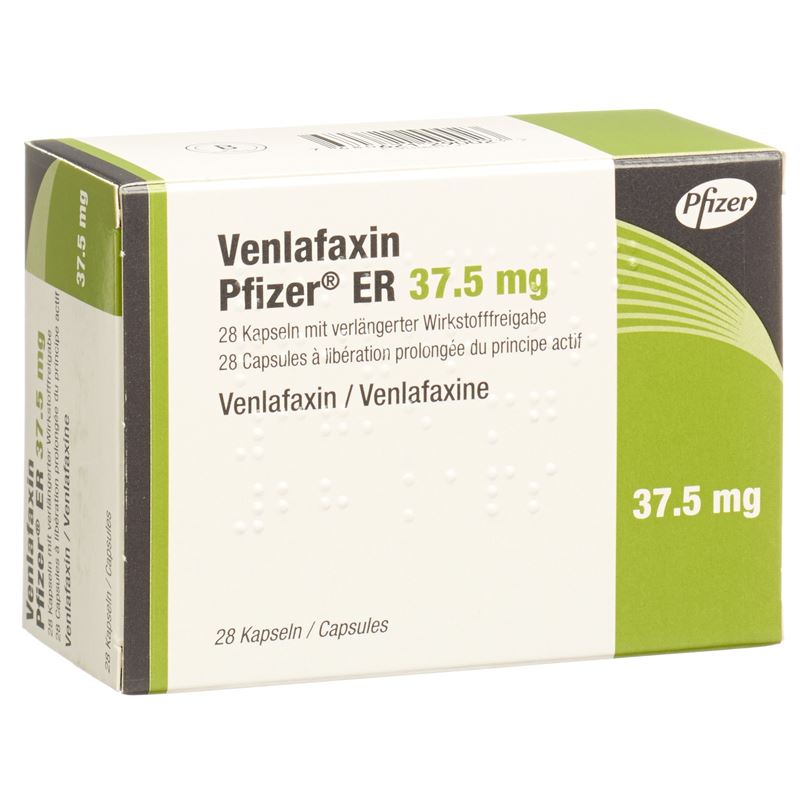 VENLAFAXIN Pfizer ER Ret Kaps 37.5 mg 28 Stk