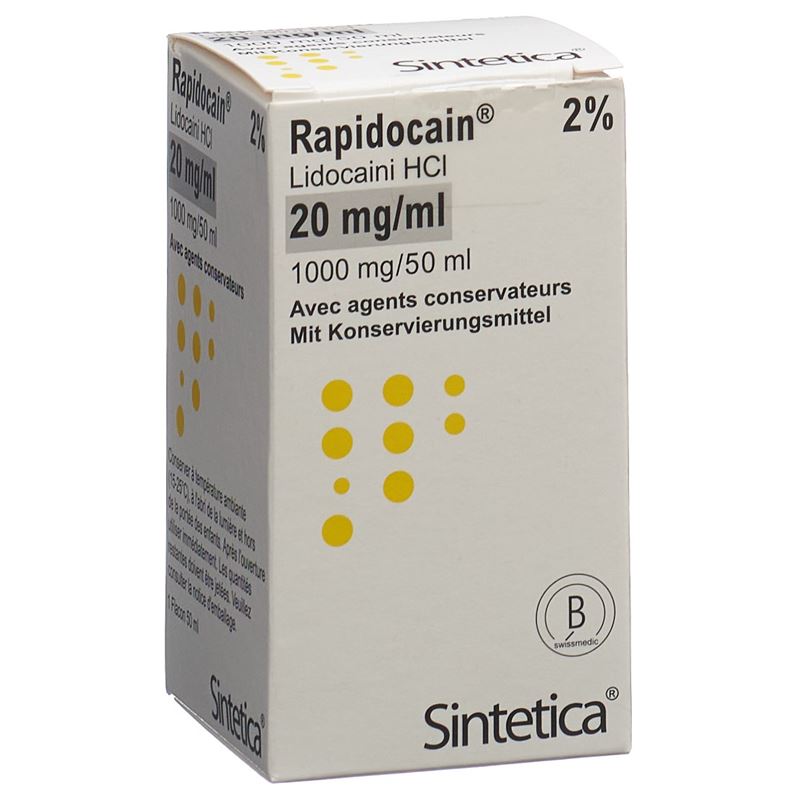 RAPIDOCAIN 1 g/50ml Vial 50 ml