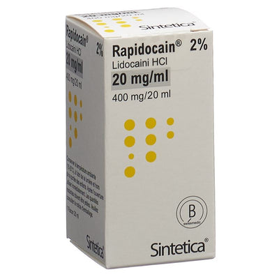 RAPIDOCAIN 400 mg/20ml o Kons Vial 20 ml