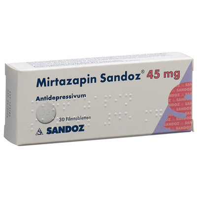 MIRTAZAPIN Sandoz Filmtabl 45 mg 30 Stk