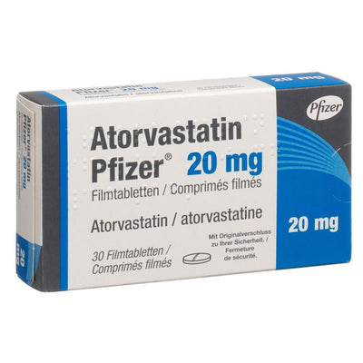 ATORVASTATIN Pfizer Filmtabl 20 mg 30 Stk