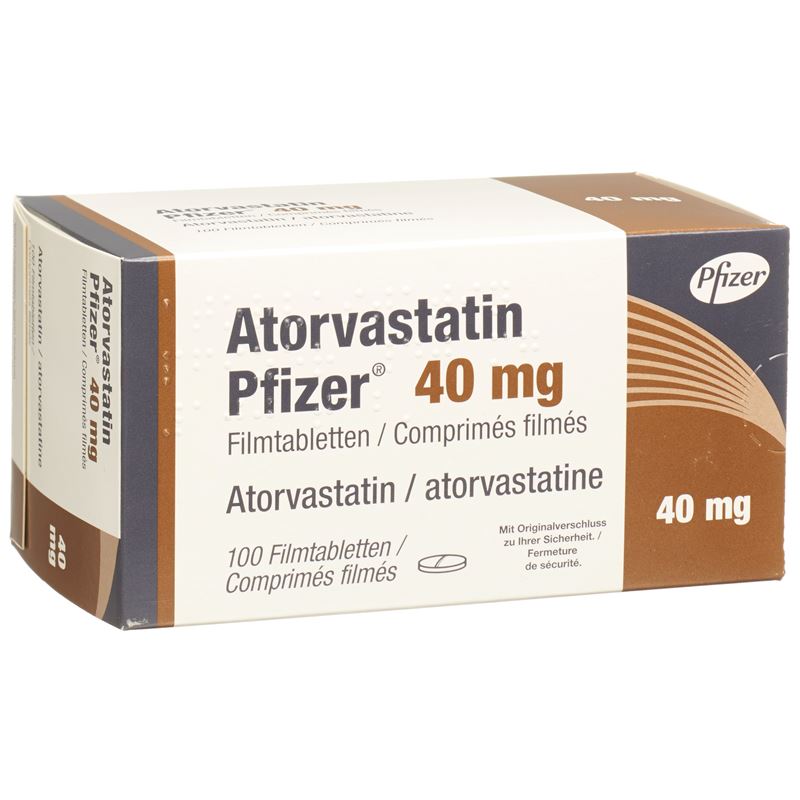 ATORVASTATIN Pfizer Filmtabl 40 mg 100 Stk