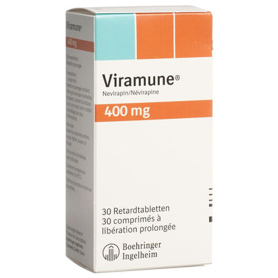 VIRAMUNE Ret Tabl 400 mg 30 Stk