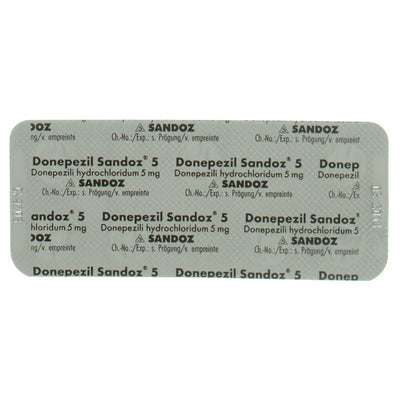 DONEPEZIL Sandoz Filmtabl 5 mg 98 Stk - CONTENTBACK