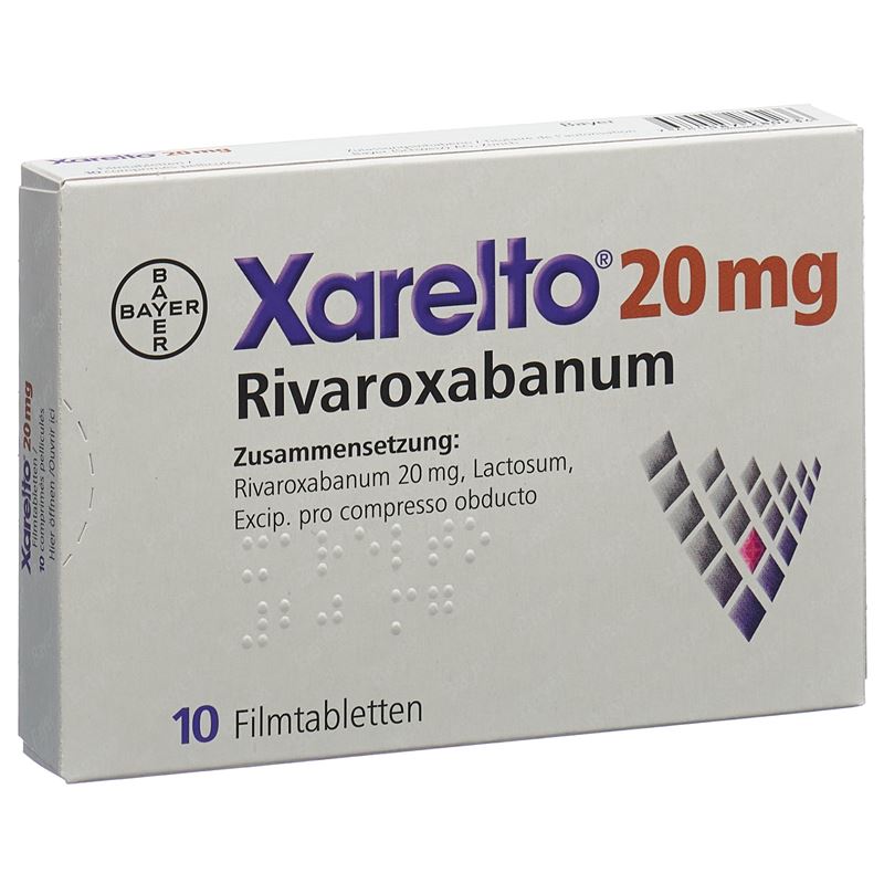 XARELTO Filmtabl 20 mg 10 x