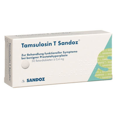 TAMSULOSIN T Sandoz Ret Tabl 0.4 mg 30 Stk