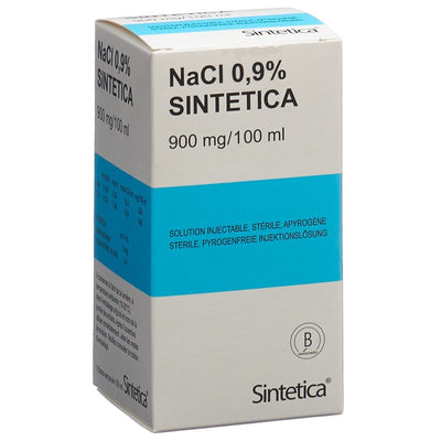 NACL 0.9% Sintetica 900 mg/100ml 100ml Vial