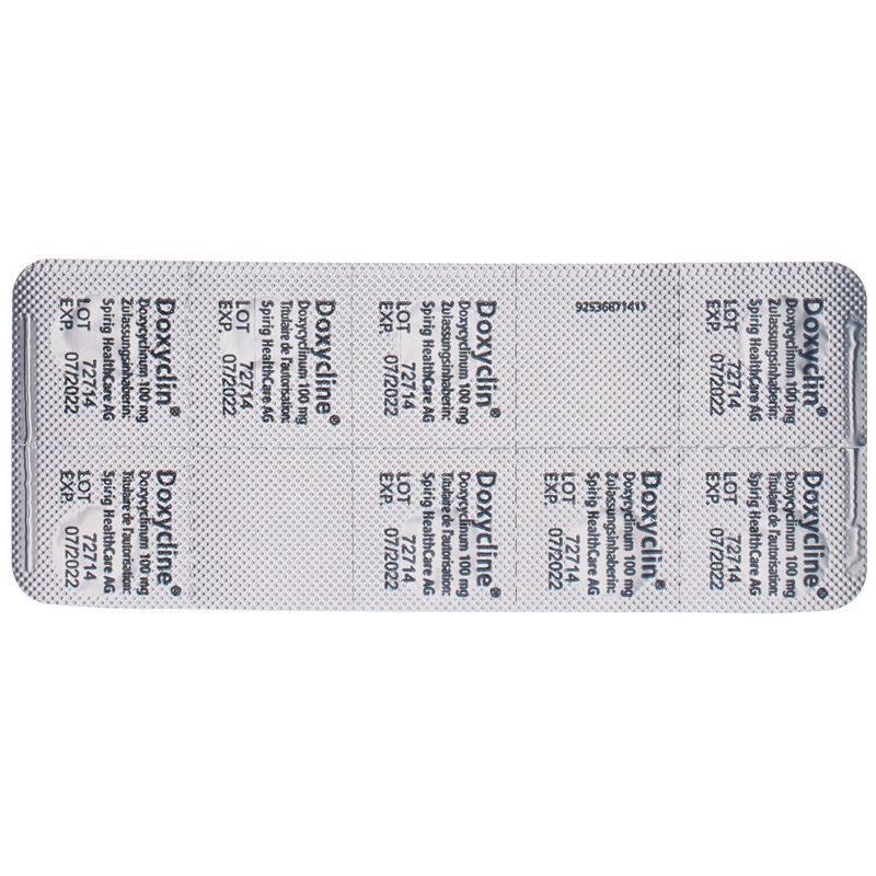 DOXYCLIN Tabl 100 mg 8 Stk - CONTENTBACK