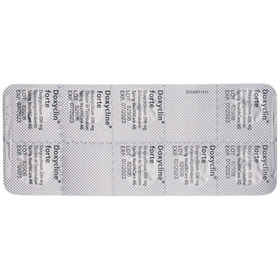 DOXYCLIN forte Tabl 200 mg 8 Stk - CONTENTBACK