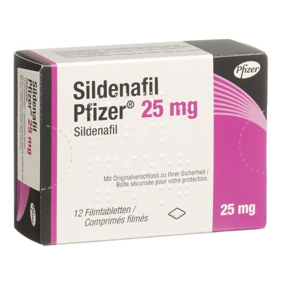 SILDENAFIL Pfizer Filmtabl 25 mg 12 Stk