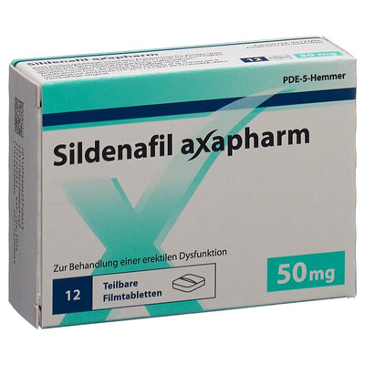 SILDENAFIL axapharm Filmtabl 50 mg 12 Stk