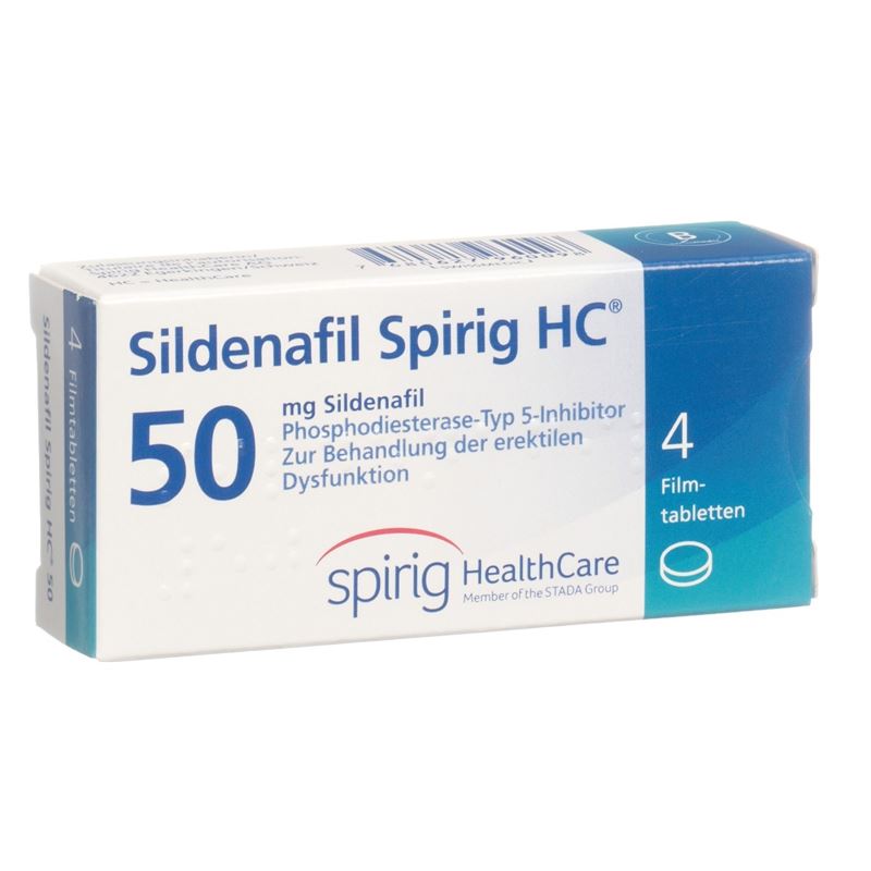 SILDENAFIL Spirig HC Filmtabl 50 mg 4 Stk